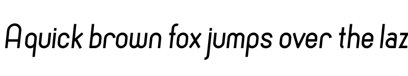 Preview of FONTSPRING DEMO - Cronus Italic font