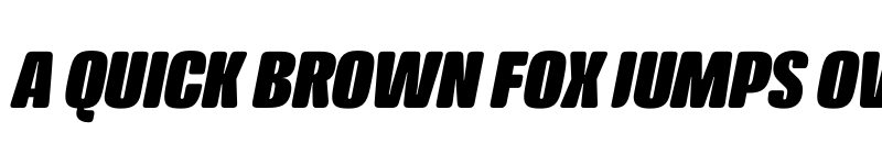 Preview of FONTSPRING DEMO - Crossfit Headline Heavy Italic font