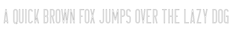 Preview of FONTSPRING DEMO - CrossRoad LongOutline Regular font