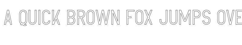Preview of FONTSPRING DEMO - CrossRoad Outline Regular font
