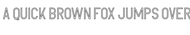 Preview of FONTSPRING DEMO - CrossRoad OutlineTwo Regular font