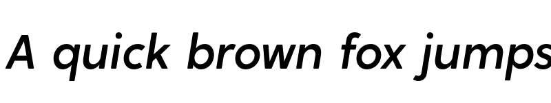 Preview of FONTSPRING DEMO - Crossten Medium Italic Regular font