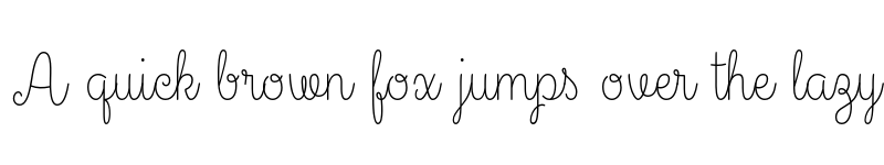 Preview of FONTSPRING DEMO - Culinary Script Line Regular font