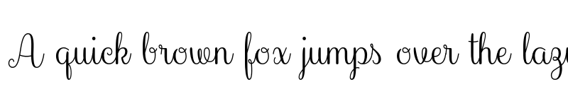 Preview of FONTSPRING DEMO - Culinary Script Regular font
