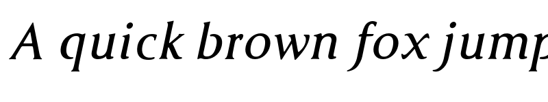 Preview of FONTSPRING DEMO - Cyan Bold Italic font