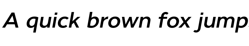 Preview of FONTSPRING DEMO - Cyntho Next SemBd Italic font