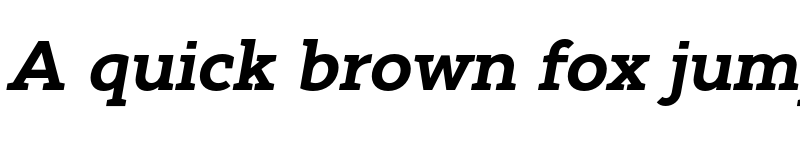 Preview of FONTSPRING DEMO - Cyntho Next Slab Bold Italic font