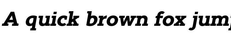 Preview of FONTSPRING DEMO - Cyntho Next Slab ExtBd Italic font