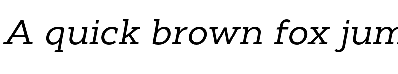 Preview of FONTSPRING DEMO - Cyntho Next Slab Italic font