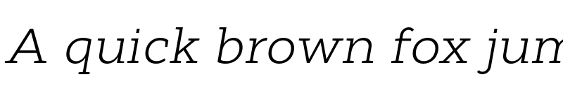 Preview of FONTSPRING DEMO - Cyntho Next Slab Light Italic font