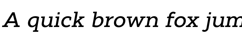 Preview of FONTSPRING DEMO - Cyntho Next Slab Med Italic font