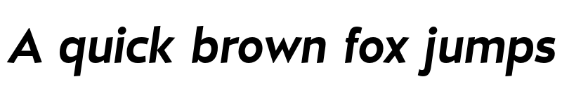 Preview of FONTSPRING DEMO - D Hanna Heavy Italic font