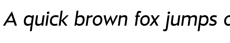 Preview of FONTSPRING DEMO - D Hanna Medium Italic font