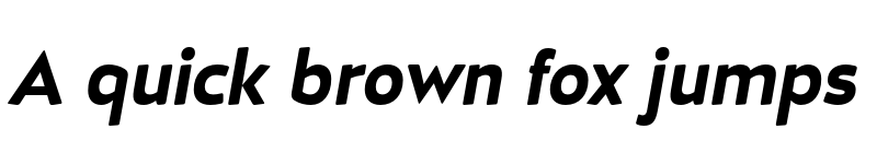 Preview of FONTSPRING DEMO - D Hanna Soft Black Italic Regular font