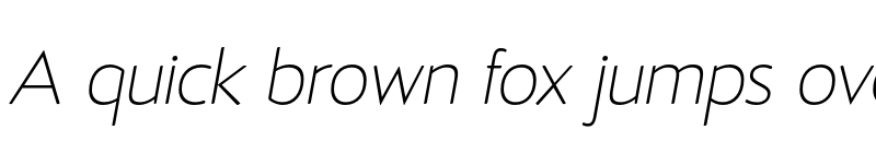 Preview of FONTSPRING DEMO - D Hanna Soft Extra Light Italic Regular font