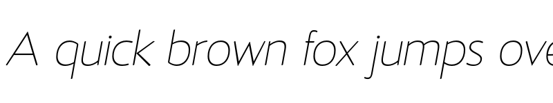 Preview of FONTSPRING DEMO - D Hanna Soft Thin Italic Regular font