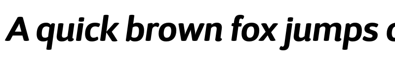 Preview of FONTSPRING DEMO - D Sari Bold Bold Italic font