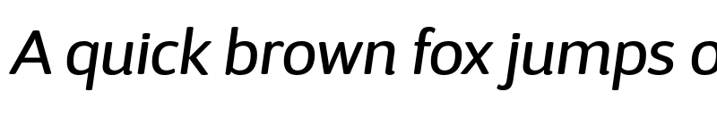 Preview of FONTSPRING DEMO - D Sari Italic font