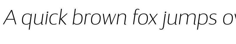 Preview of FONTSPRING DEMO - D Sari Thin Thin Italic font