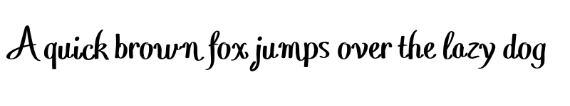 Preview of FONTSPRING DEMO - Daiquiri Bold font