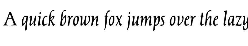 Preview of FONTSPRING DEMO - Dair 67 Italic font