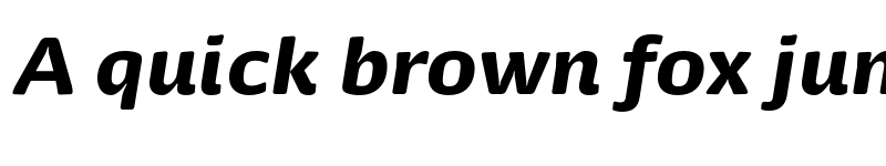 Preview of FONTSPRING DEMO - Dancer Pro Black Italic font