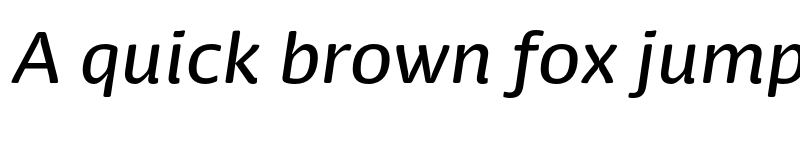 Preview of FONTSPRING DEMO - Dancer Pro Book Italic font