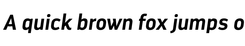 Preview of FONTSPRING DEMO - Darwin Bold Italic Regular font