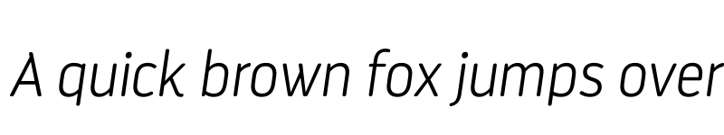 Preview of FONTSPRING DEMO - Darwin Ess Alt Rd ExtraLight It Regular font