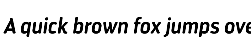 Preview of FONTSPRING DEMO - Darwin Ess Alt Rd SemiBold It Regular font