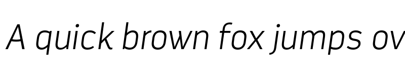 Preview of FONTSPRING DEMO - Darwin Extra Light Italic Regular font