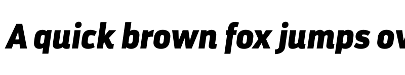 Preview of FONTSPRING DEMO - Darwin Pro Black It Regular font