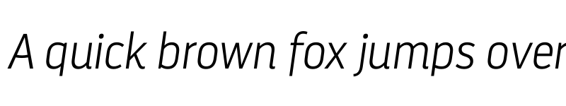 Preview of FONTSPRING DEMO - Darwin Pro ExtraLight It Regular font