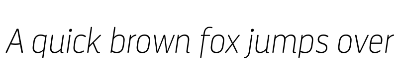 Preview of FONTSPRING DEMO - Darwin Pro Rd Thin It Regular font