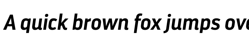 Preview of FONTSPRING DEMO - Darwin Pro SemiBold It Regular font