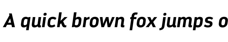 Preview of FONTSPRING DEMO - DarwinAlt Bold Italic Regular font