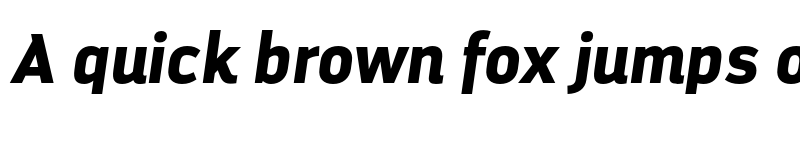 Preview of FONTSPRING DEMO - DarwinAltOffice Bold Italic font