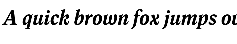 Preview of FONTSPRING DEMO - Dashiell Bright Bold Italic font