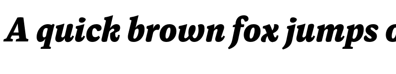 Preview of FONTSPRING DEMO - Dashiell Text ExtraBold Italic font