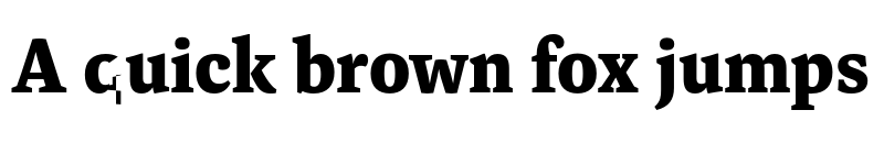 Preview of FONTSPRING DEMO - Dashiell Text X-Bold Regular font