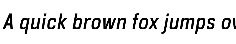 Preview of FONTSPRING DEMO - DDT Cond Italic font