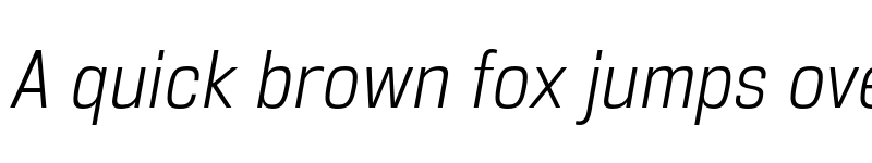 Preview of FONTSPRING DEMO - DDT Light Cond Italic font