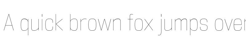 Preview of FONTSPRING DEMO - DDT UltLt Cond Regular font