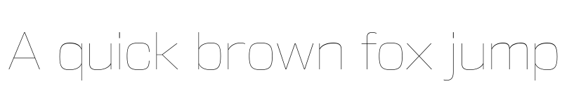 Preview of FONTSPRING DEMO - DDT UltLt Regular font