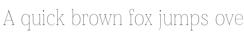 Preview of FONTSPRING DEMO - Debira Thin Regular font