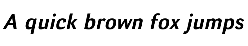 Preview of FONTSPRING DEMO - Deca Sans Bold Regular font