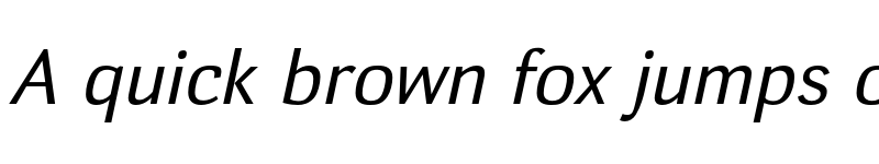 Preview of FONTSPRING DEMO - Deca Sans Italic font