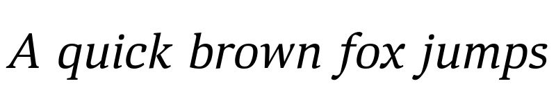 Preview of FONTSPRING DEMO - Deca Serif New Italic font