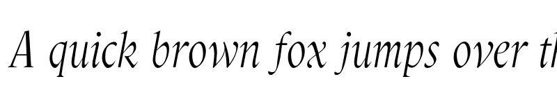 Preview of FONTSPRING DEMO - Decennie JY Titling Italic font
