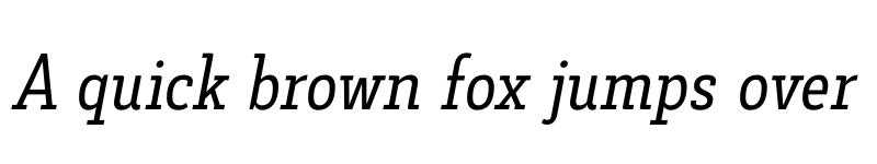 Preview of FONTSPRING DEMO - Decour Cnd Italic font